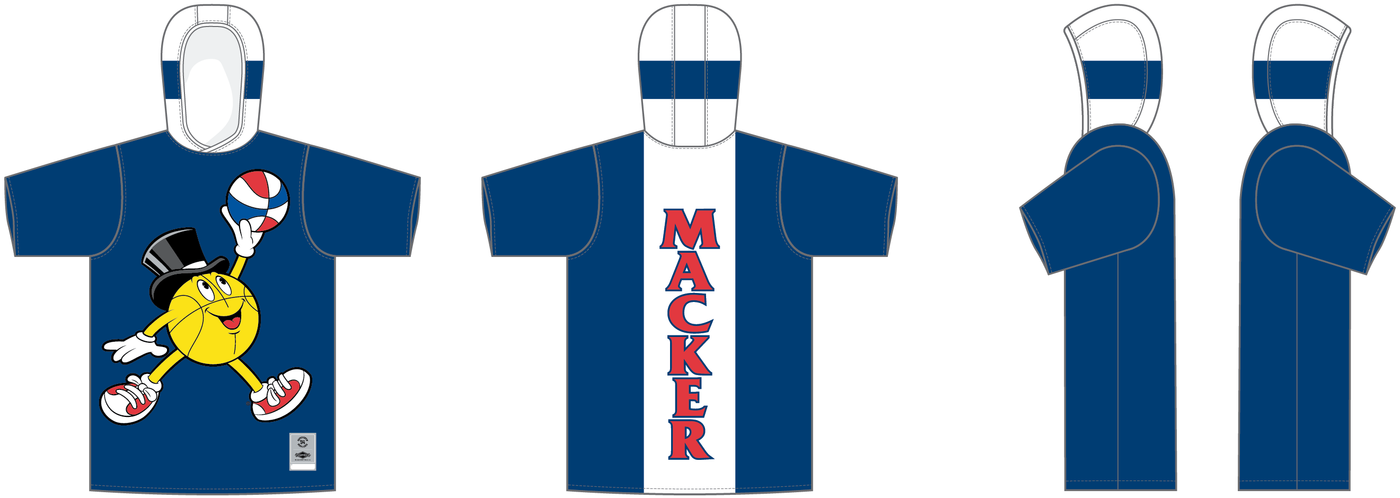 Macker 90s Arizona Jumpman Hooded Short Sleeve Shirt