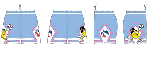 Women's Pocketed Short / Carolina/Koman Pink/White / YS