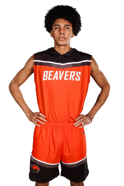 Shirts & Skins Basketball Custom Core Fusion Hooded Sleeveless Shirt Front