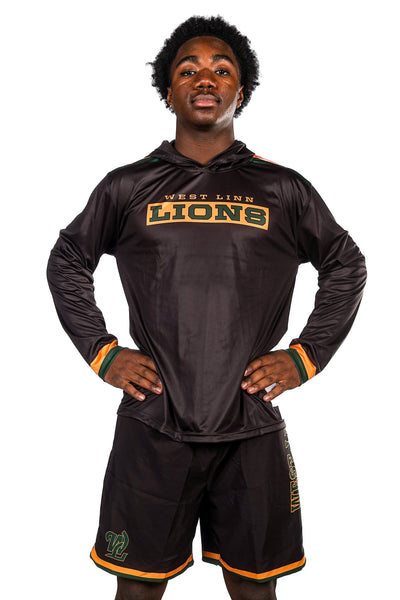Shirts & Skins Basketball Custom Core Hooded Long Sleeve Shirt