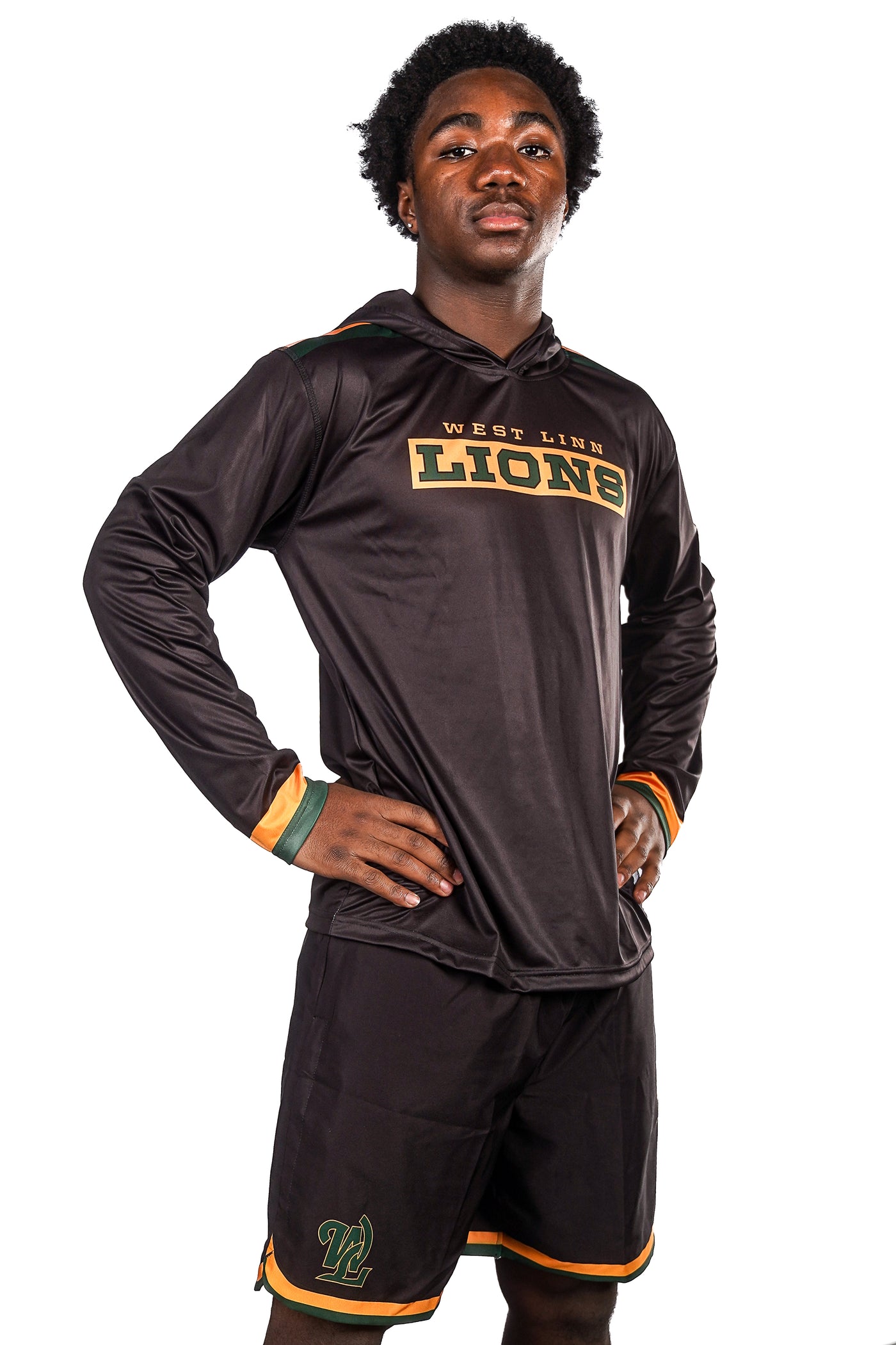 Shirts & Skins Basketball Custom Core Hooded Long Sleeve Shirt