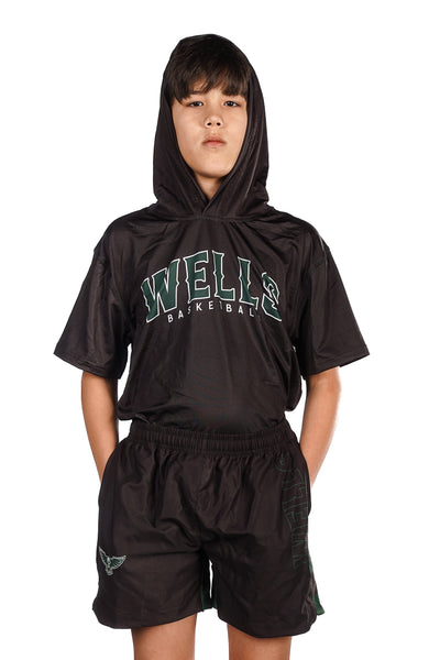 Shirts & Skins Basketball Custom Core Hooded Short Sleeve Shirt