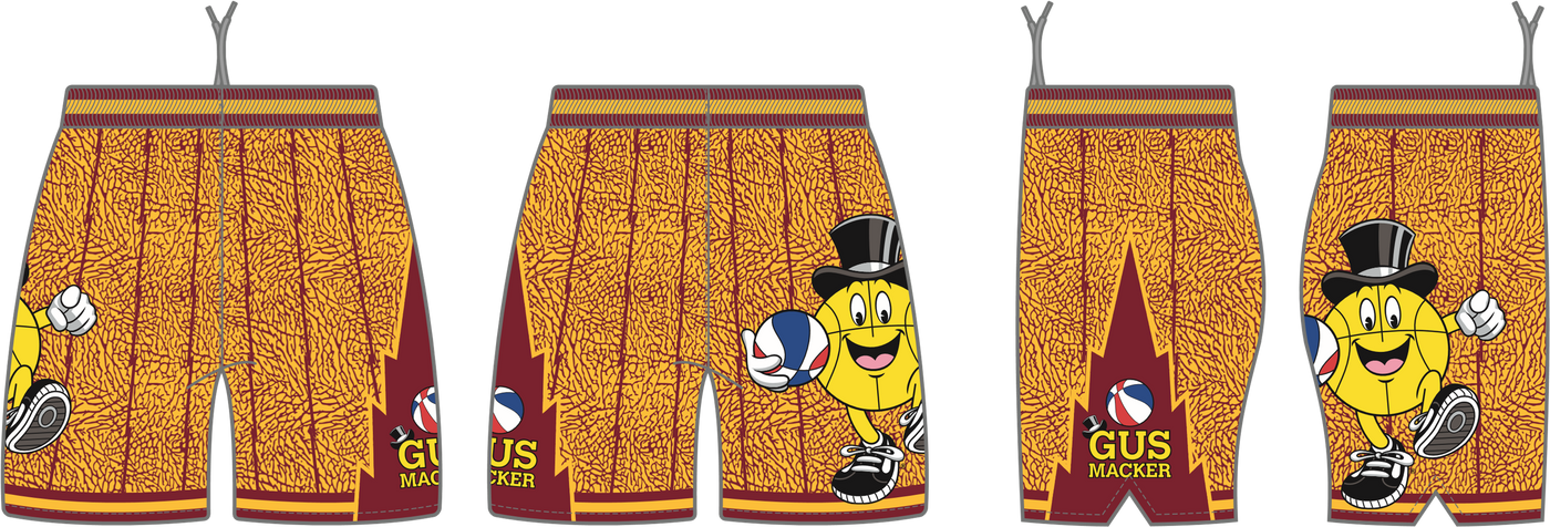 Macker Raptors Elephant Marching Pocketed Short