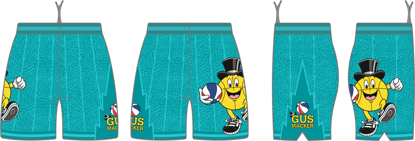 Macker Raptors Elephant Marching Pocketed Short