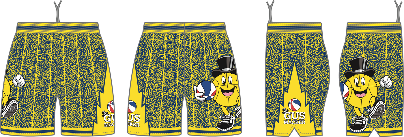 Macker Raptors Elephant Marching Pocketed Short