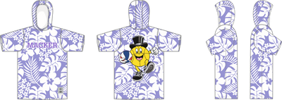 Macker Tropical Hooded Short Sleeve Shirt