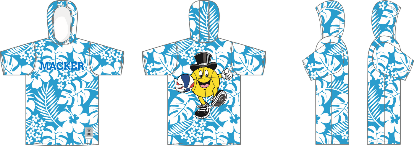 Macker Tropical Hooded Short Sleeve Shirt