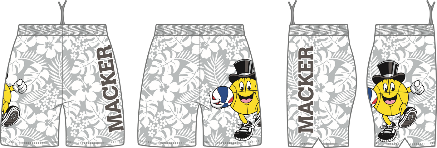 Macker Tropical Pocketed Short