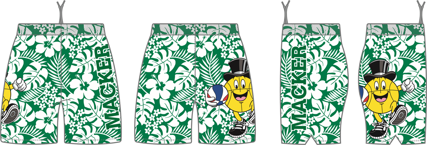 Macker Tropical Pocketed Short