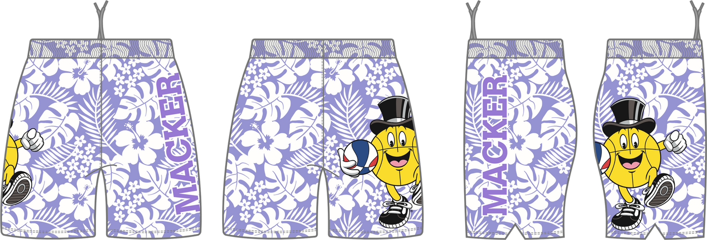 Macker Tropical Pocketed Short