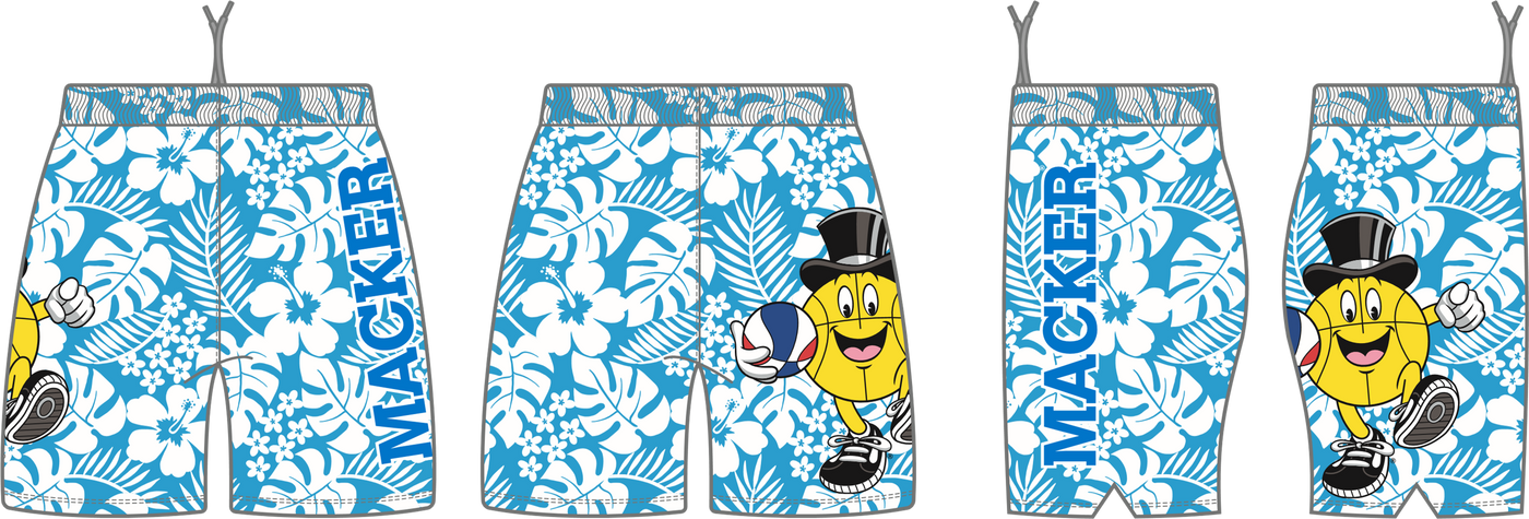 Macker Tropical Pocketed Short