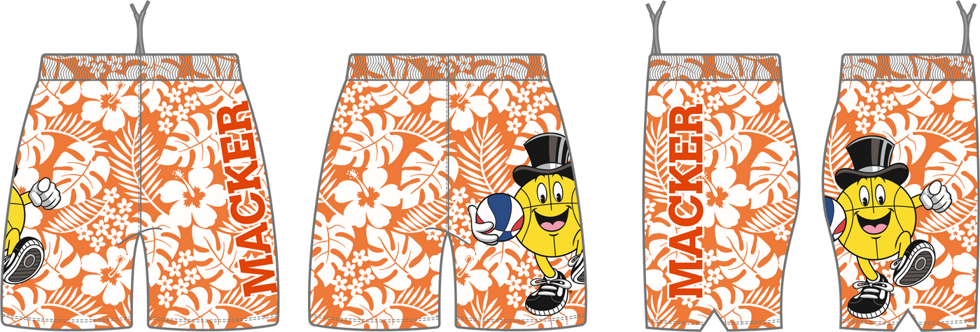 Macker Tropical Pocketed Short