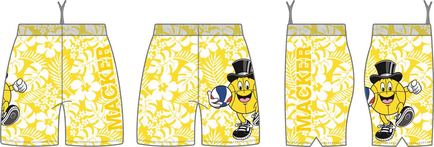 Macker Tropical Pocketed Short