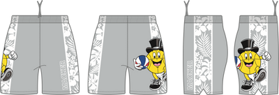 Macker Tropical Side Panel Pocketed Short