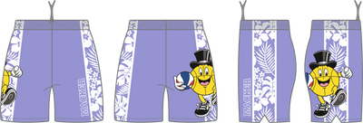 Macker Tropical Side Panel Pocketed Short