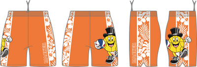 Macker Tropical Side Panel Pocketed Short