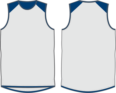 Shirts & Skins Navy/Off-White Hybrid Reversible Jersey
