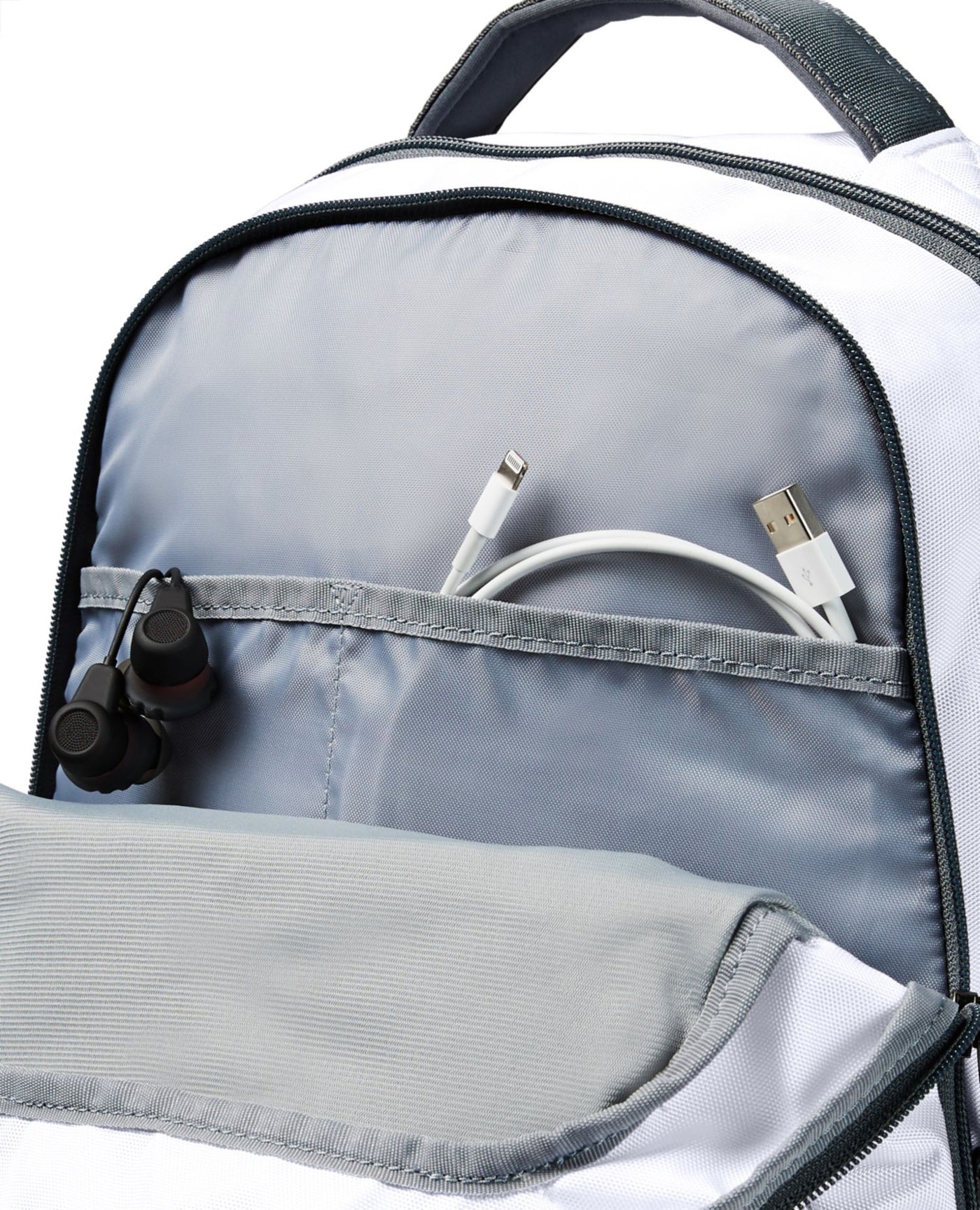 Adrenaline White Backpack