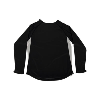Shirts & Skins Basketball Black/White Hybrid "One Layer" Reversible L/S Shooting Shirt