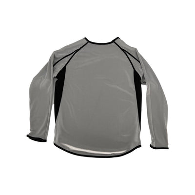 Shirts & Skins Basketball Black/White Hybrid "One Layer" Reversible L/S Shooting Shirt