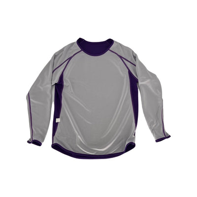 Shirts & Skins Basketball Purple/White Hybrid "One Layer" Reversible L/S Shooting Shirt