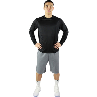 Shirts & Skins Black Competitor Long Sleeve Training Shirt