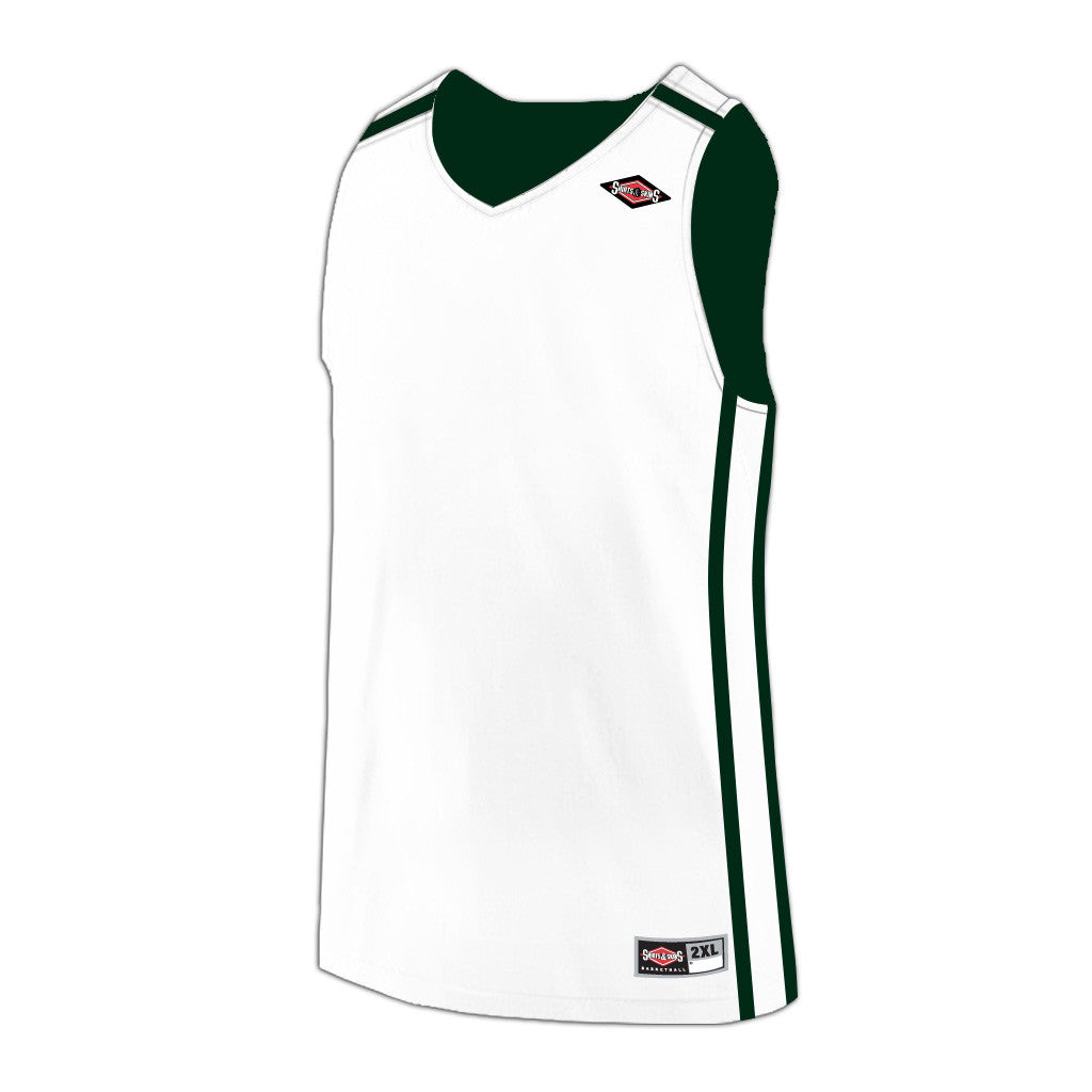 Shirts & Skins Dark Green/White League Reversible Jersey