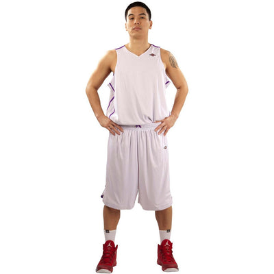 Shirts & Skins Purple/White League Reversible Basketball Uniform