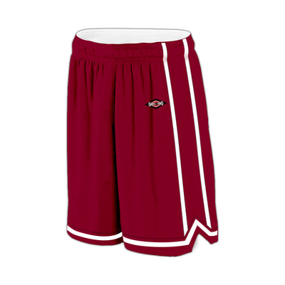 Shirts & Skins Cardinal/White League Reversible Short