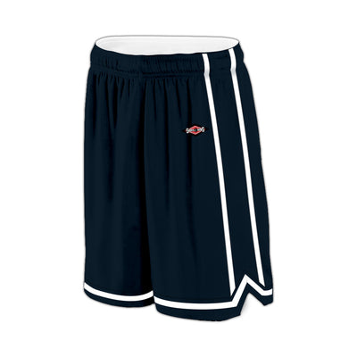 Shirts & Skins Navy/White League Reversible Basketball Short
