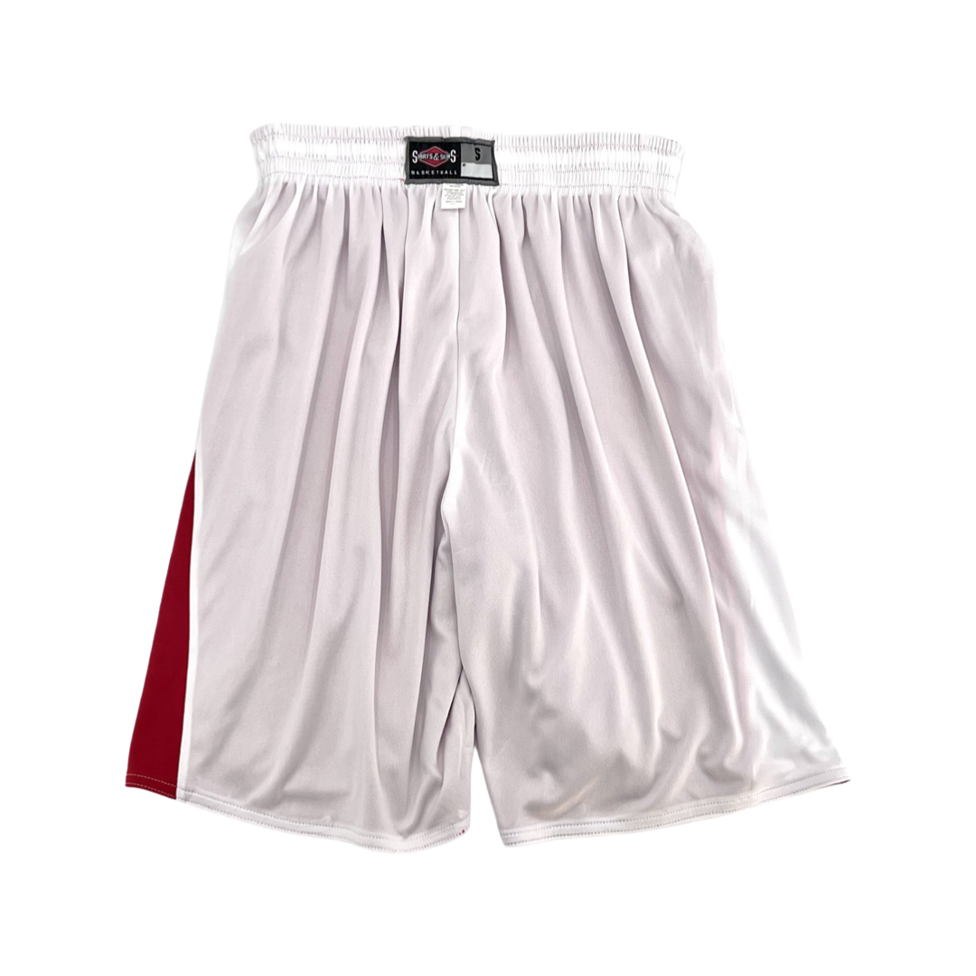 Shirts & Skins Scarlet/White League 2 Reversible Short
