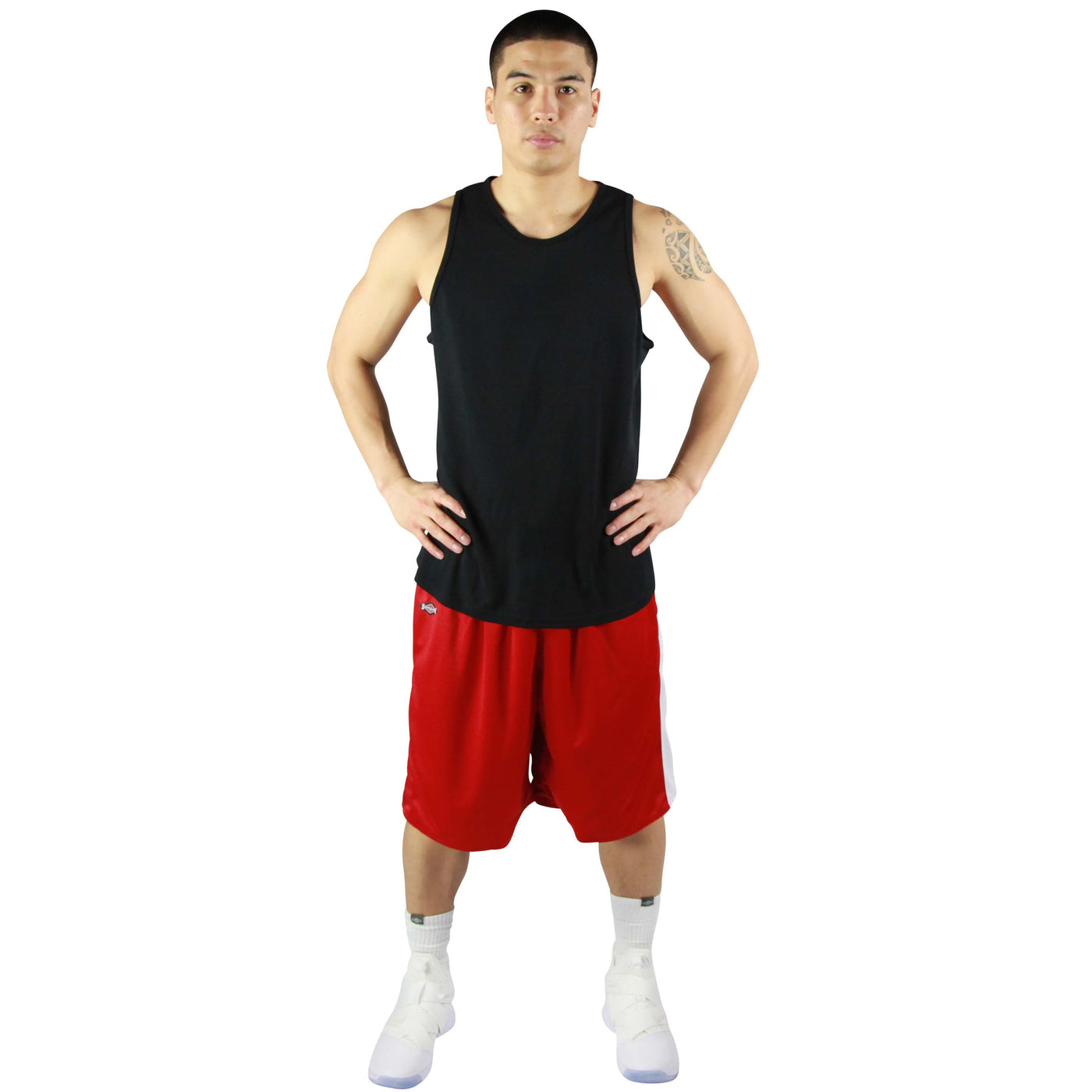Shirts & Skins Basketball Black Core Tank-Top